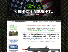 Tablet Screenshot of georgiaairsoft.com